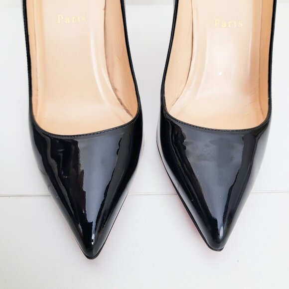 Christian Louboutin Pigalle 85 Patent Leather Pumps 38.5 8.5 - Picture 6 of 11